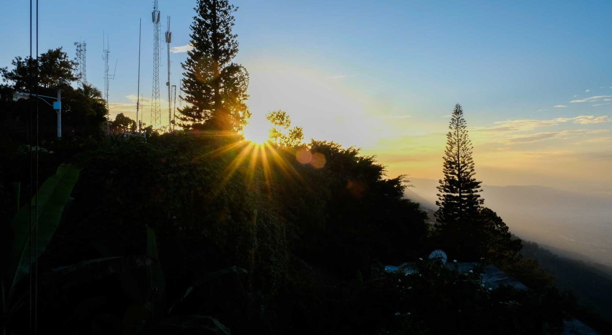 Sunset over Boutilliers, Haiti